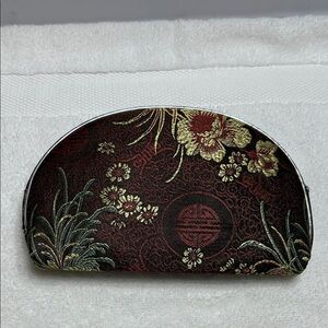 Floral Patterned Nesting Bags - Red and Gold